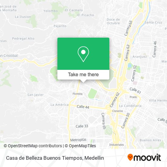 Casa de Belleza Buenos Tiempos map