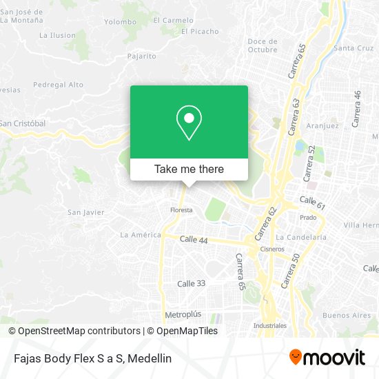 Fajas Body Flex S a S map
