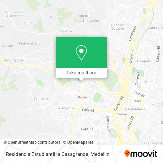 Residencia Estudiantil la Casagrande map