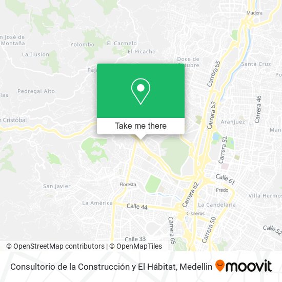Consultorio de la Construcción y El Hábitat map