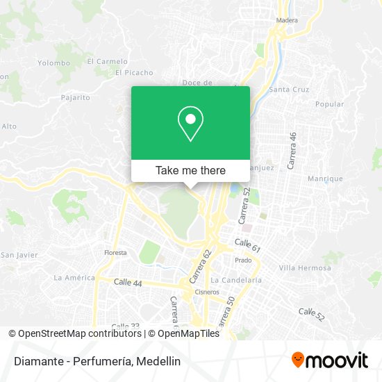 Diamante - Perfumería map
