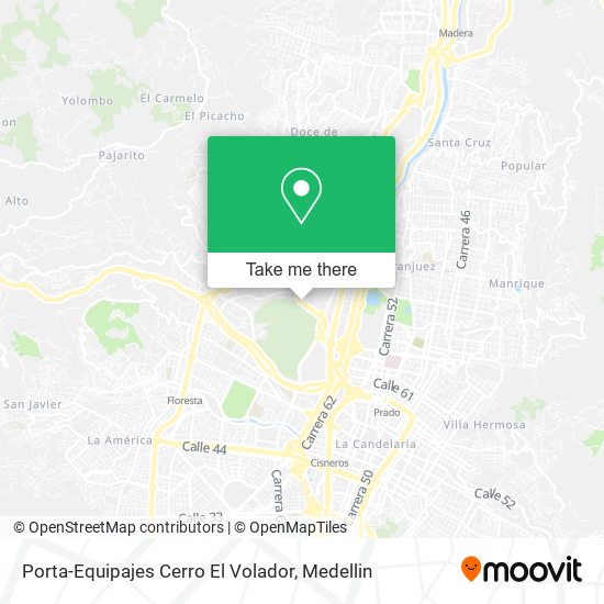 Mapa de Porta-Equipajes Cerro El Volador
