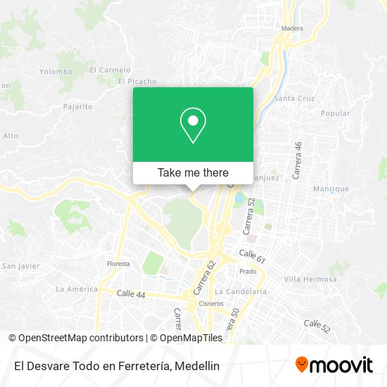 El Desvare Todo en Ferretería map