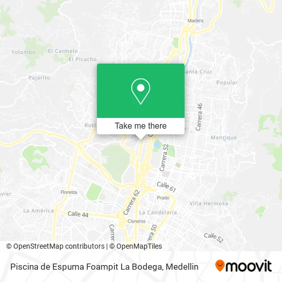 Piscina de Espuma Foampit La Bodega map