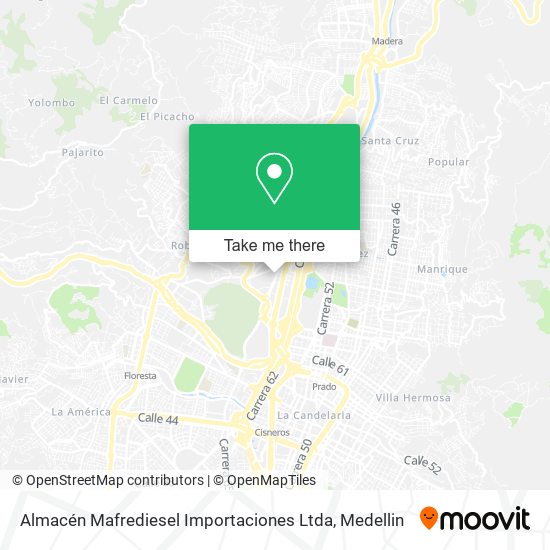 Almacén Mafrediesel Importaciones Ltda map