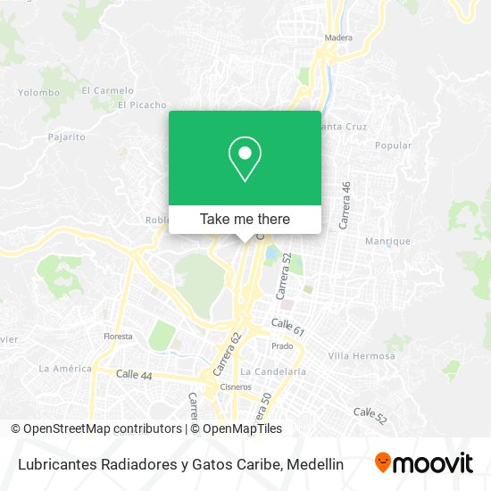 Lubricantes Radiadores y Gatos Caribe map