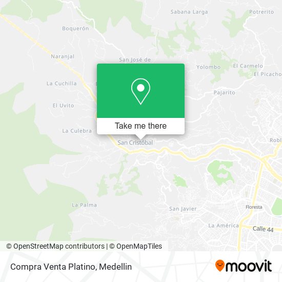 Mapa de Compra Venta Platino