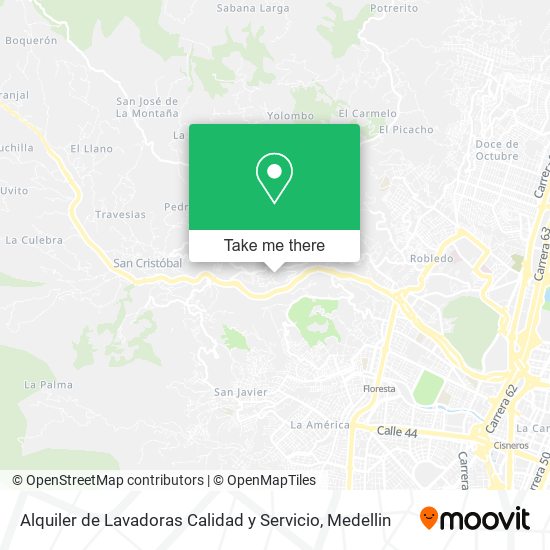 Mapa de Alquiler de Lavadoras Calidad y Servicio