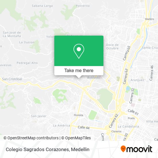 Mapa de Colegio Sagrados Corazones
