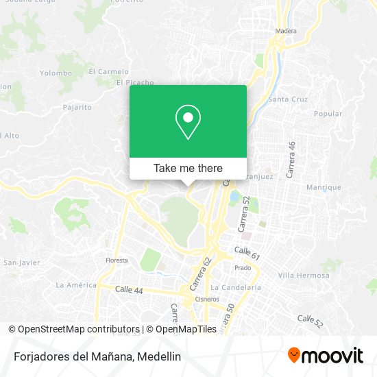 Forjadores del Mañana map