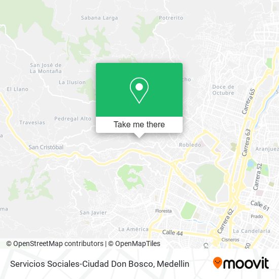 Servicios Sociales-Ciudad Don Bosco map