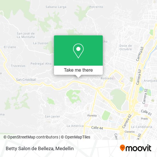Betty Salon de Belleza map