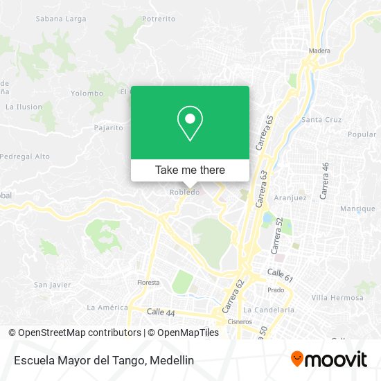 Escuela Mayor del Tango map