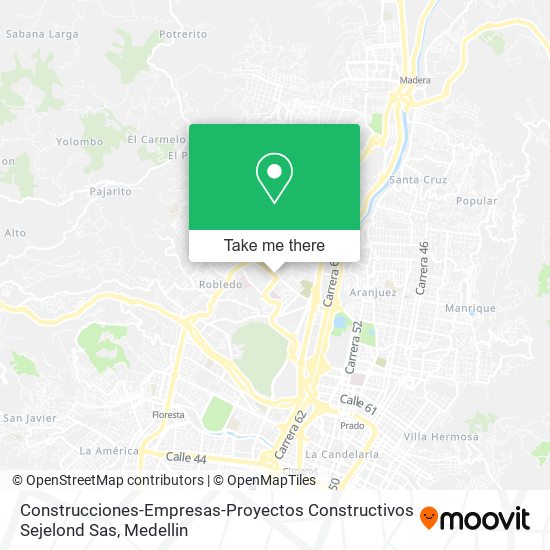Mapa de Construcciones-Empresas-Proyectos Constructivos Sejelond Sas
