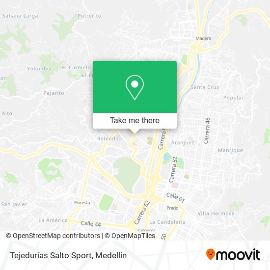 Tejedurías Salto Sport map