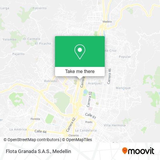 Mapa de Flota Granada S.A.S.