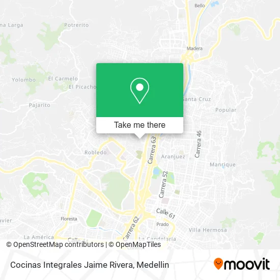 Cocinas Integrales Jaime Rivera map