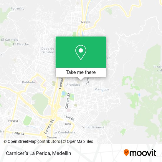 Carnicería La Perica map