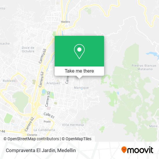 Compraventa El Jardin map