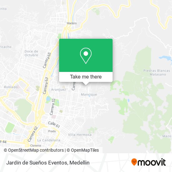 Mapa de Jardín de Sueños Eventos