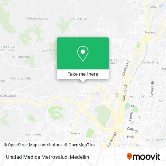 Unidad Medica Metrosalud map