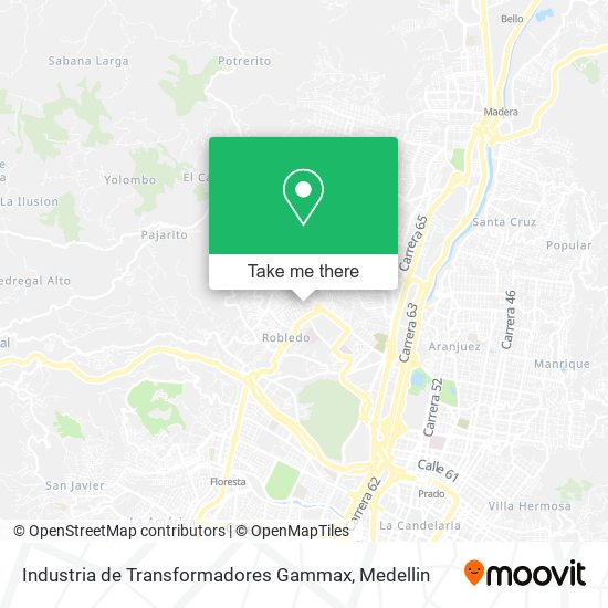 Mapa de Industria de Transformadores Gammax