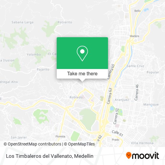 Los Timbaleros del Vallenato map