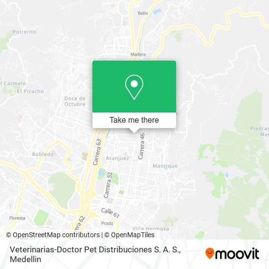 Veterinarias-Doctor Pet Distribuciones S. A. S. map