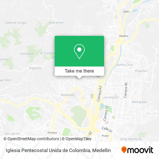 Iglesia Pentecostal Unida de Colombia map