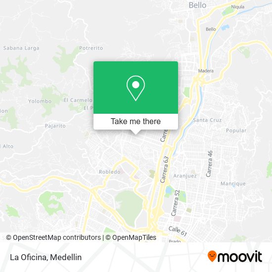 Mapa de La Oficina