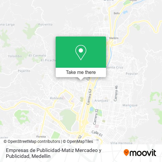 Mapa de Empresas de Publicidad-Matiz Mercadeo y Publicidad