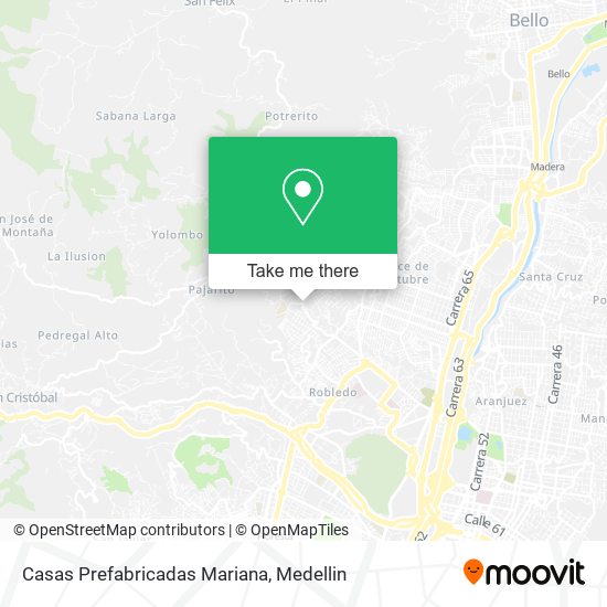 Casas Prefabricadas Mariana map