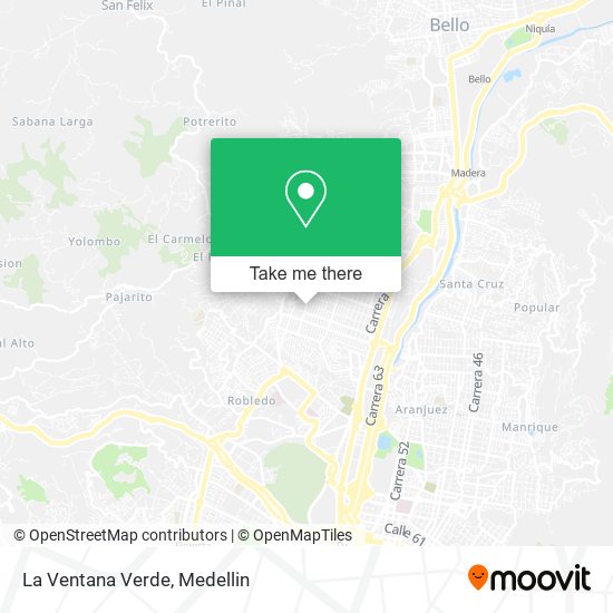 Mapa de La Ventana Verde