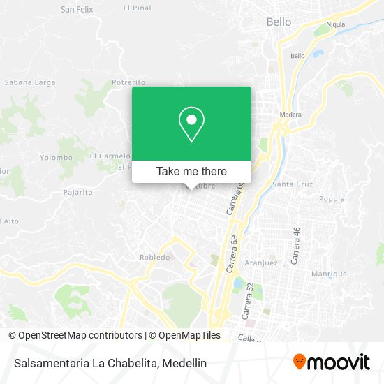 Salsamentaria La Chabelita map