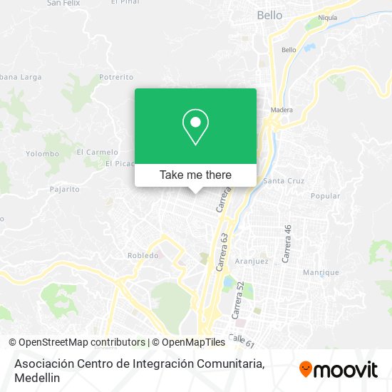 Asociación Centro de Integración Comunitaria map