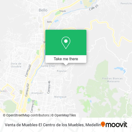 Venta de Muebles-El Centro de los Muebles map