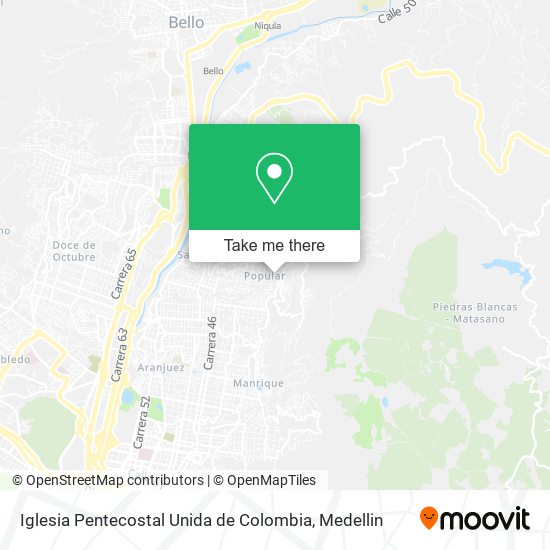 Iglesia Pentecostal Unida de Colombia map