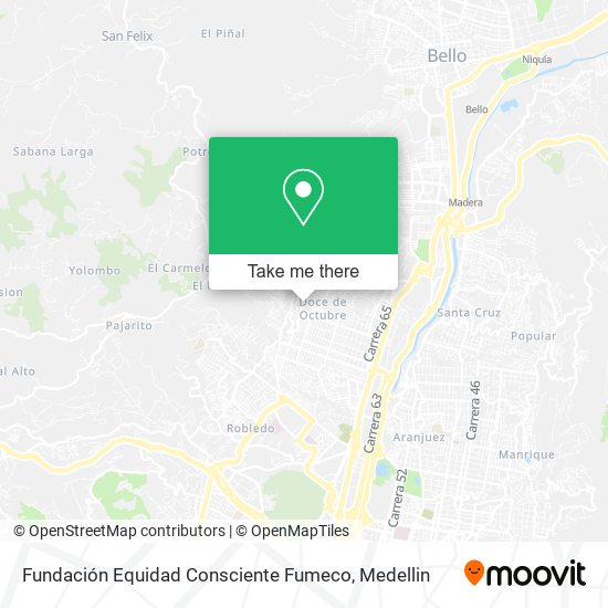 Fundación Equidad Consciente Fumeco map