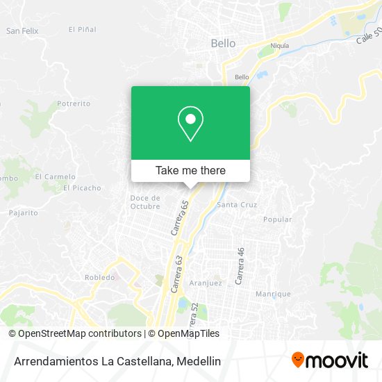 Arrendamientos La Castellana map