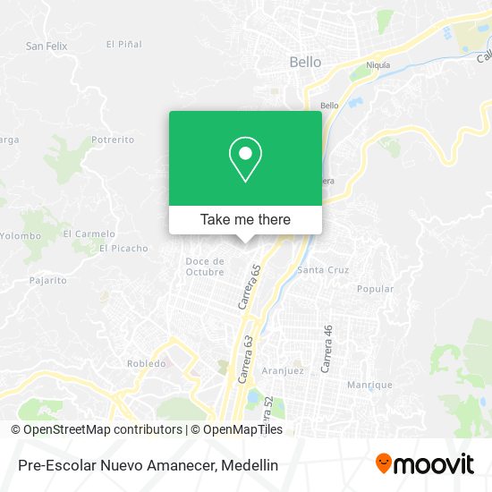 Mapa de Pre-Escolar Nuevo Amanecer