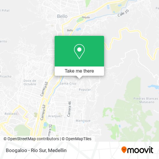 Mapa de Boogaloo - Río Sur