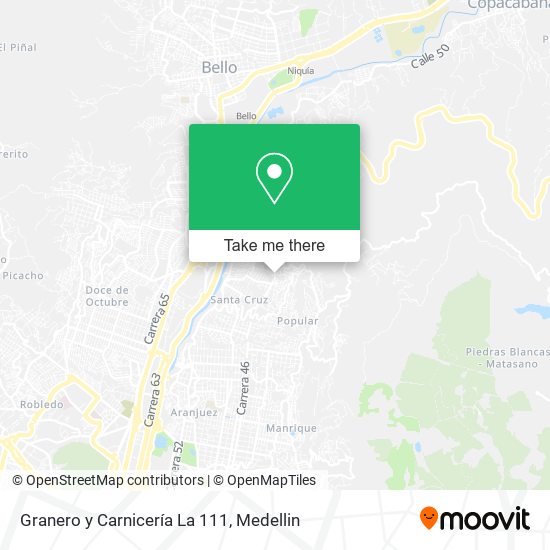 Granero y Carnicería La 111 map