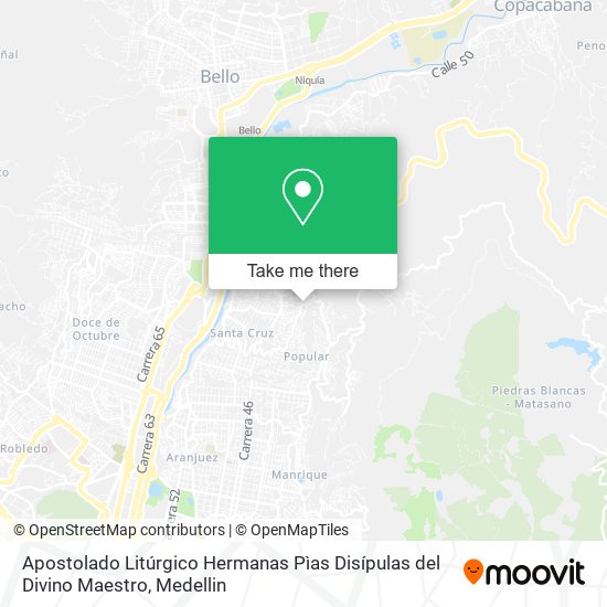 Apostolado Litúrgico Hermanas Pìas Disípulas del Divino Maestro map