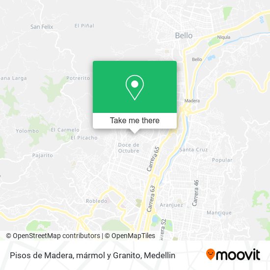 Pisos de Madera, mármol y Granito map