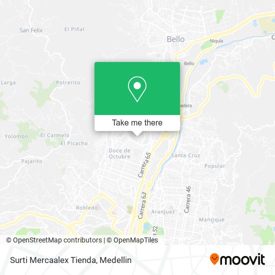 Mapa de Surti Mercaalex Tienda