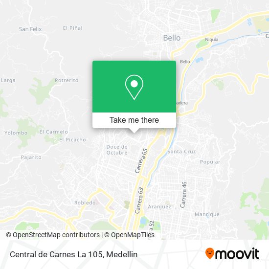 Central de Carnes La 105 map