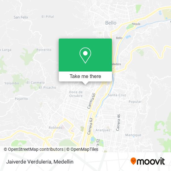 Mapa de Jaiverde Verdulería