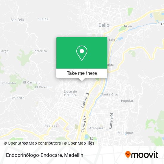 Mapa de Endocrinólogo-Endocare