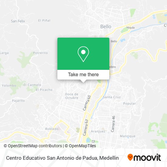 Mapa de Centro Educativo San Antonio de Padua