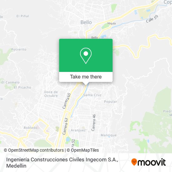 Ingeniería Construcciones Civiles Ingecom S.A. map